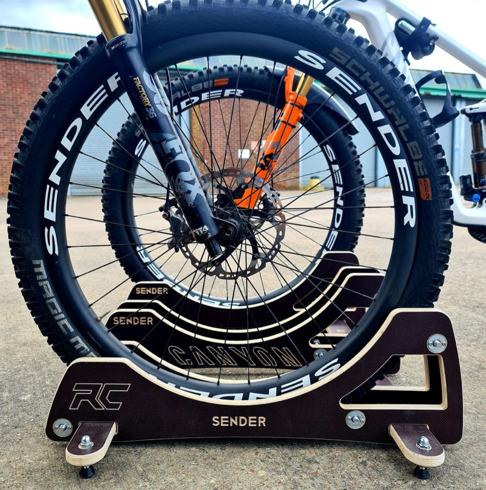PLATFORM 900 with Rails 3 BIKE VAN STAND sender rampsusa